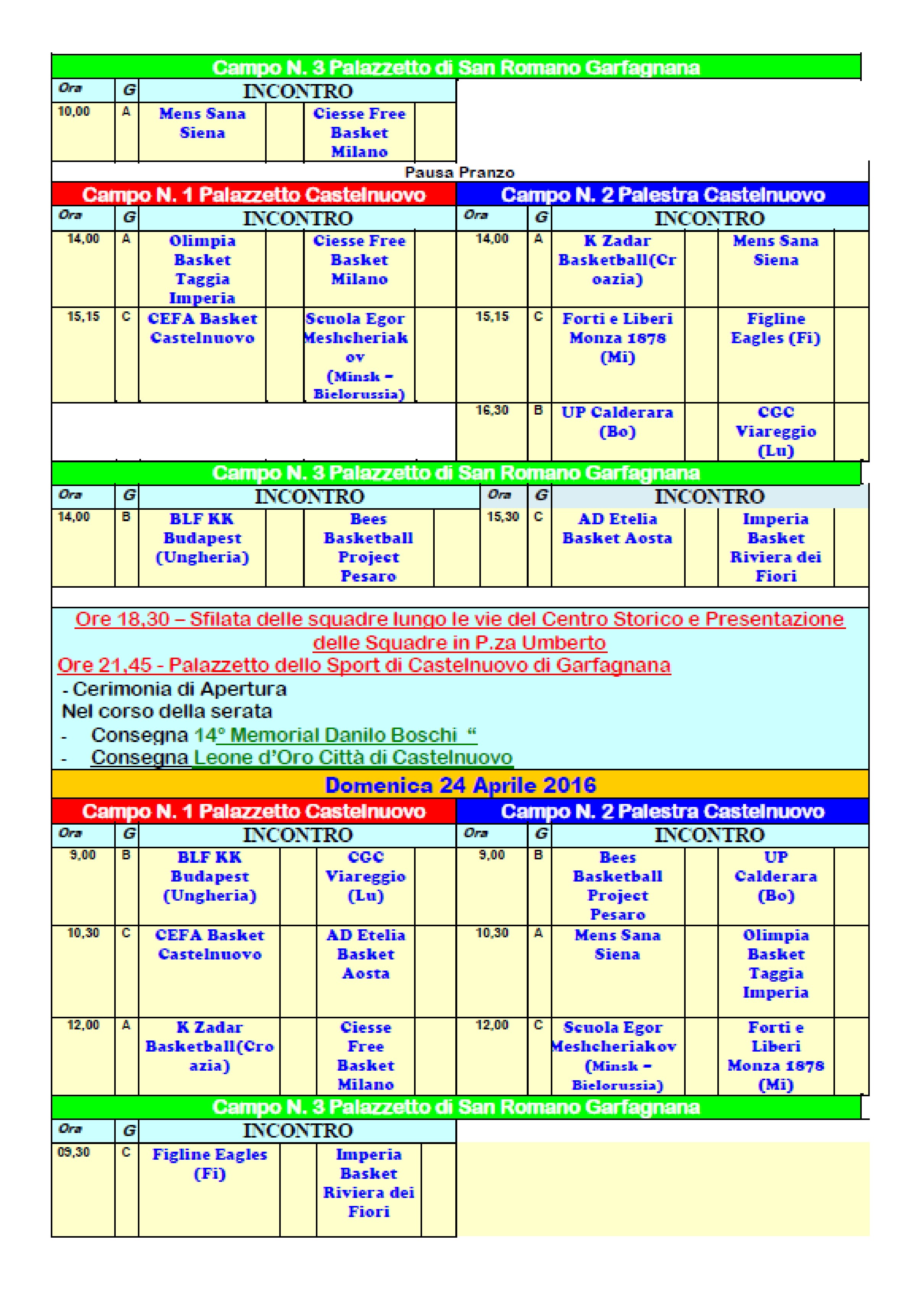 calendario internazionale 3